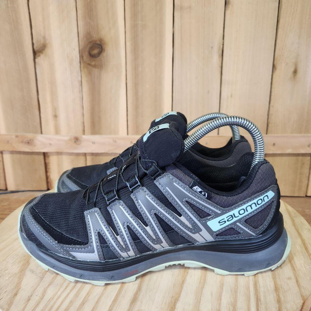 Salomon XA Comp 8 Shoes Womens 6.5 Black Trail Running Hiking Sneakers 402149